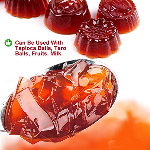 Plant Gift Rose Flavor Agar Agar Agar Powder Organic, Red Transp