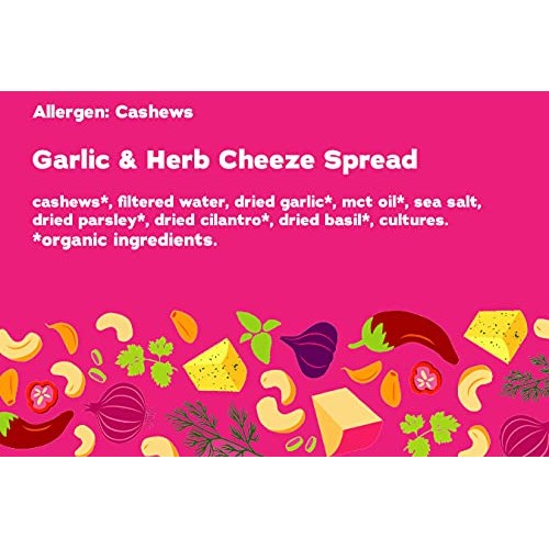 Plant Perks, Pack of 1 Garlic & Herb Spread, Vegan & Plant-Bas...