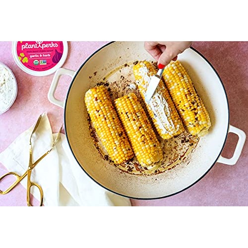 Plant Perks, Pack of 1 Garlic & Herb Spread, Vegan & Plant-Bas...