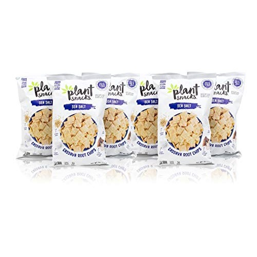 Plant Snacks Cassava Crunch, Sea Salt, Yuca Root Chips 5 Oz Pa
