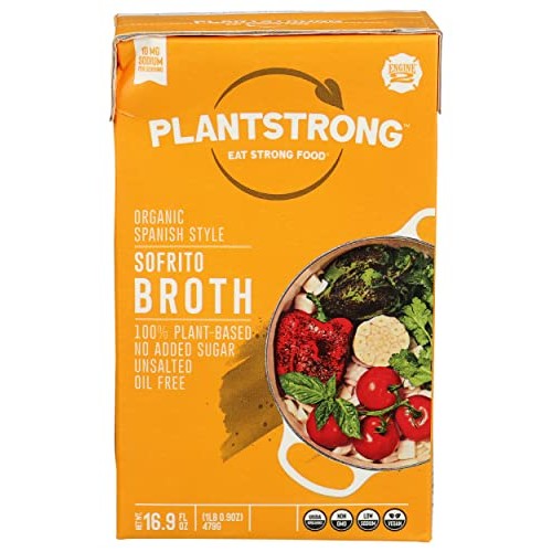 Plant-Strong Organic Spanish Style Sofrito Broth, 16.9 Fz