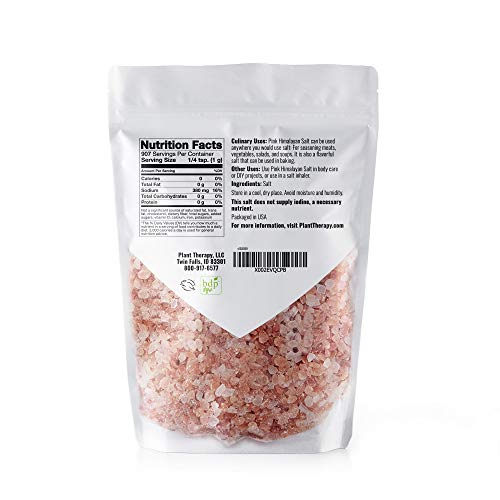 Plant Therapy Pink Himalayan Salt Coarse 2 Lb Bag Rich In Nutrie