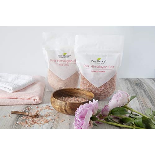 Plant Therapy Pink Himalayan Salt Fine Grain 2 Lb Bag Rich In Nu