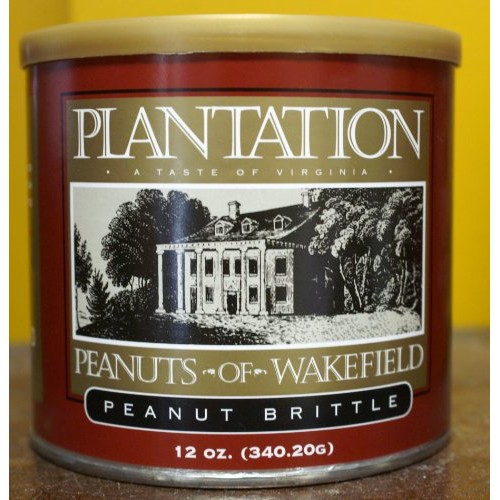 Plantation Peanut Brittle-2 Pack-All Natural Select Virginia Pea