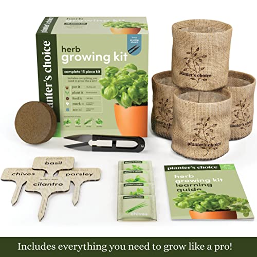 Indoor Herb Garden Starter Kit - Cooking Gifts for Women Gardene...