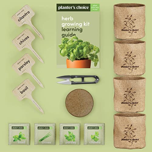 Indoor Herb Garden Starter Kit - Cooking Gifts for Women Gardene...