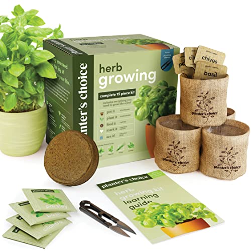 Indoor Herb Garden Starter Kit - Cooking Gifts for Women Gardene...