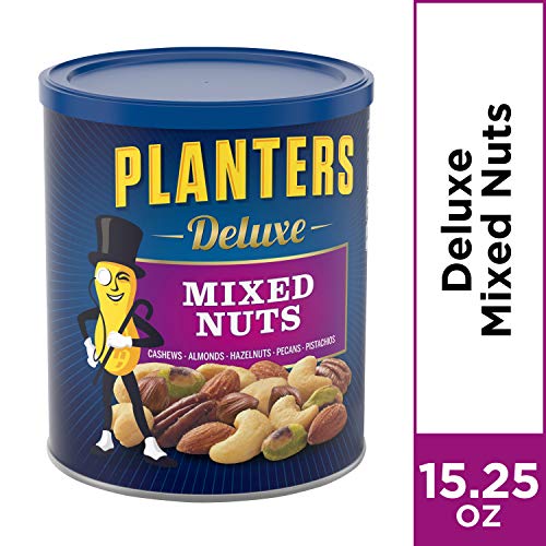 Planters Deluxe Mixed Nuts 15.25 Oz Canister