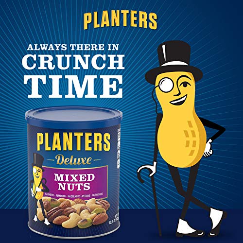 Planters Deluxe Mixed Nuts 15.25 Oz Canister
