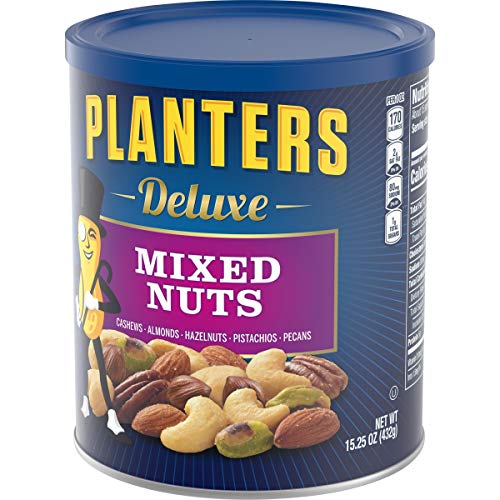 Planters Deluxe Mixed Nuts 15.25 Oz Canister