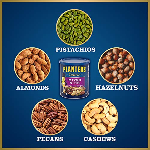 Planters Deluxe Mixed Nuts 15.25 Oz Canister