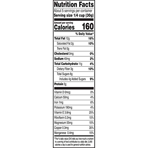 Nut-Rition Fiber Mix Mixed Nuts 5.5 Oz Bag, Pack Of 8 - Trail