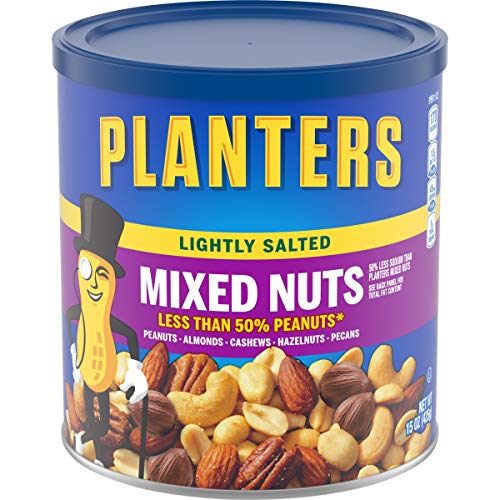 Planters Mixed Nuts, Mixed Nuts Lightly Salted, 15 Ounce Pack