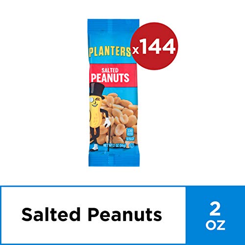 Planters Salted Peanuts Single Serve 2Oz Bags, Pack Of 144