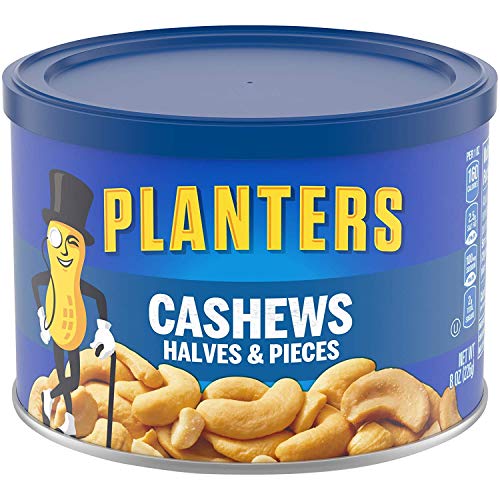 Planters Cashew Halves And Pieces, 8-Ounce Pack Of 2