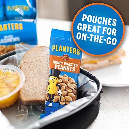 PLANTERS Honey Roasted Peanuts, 2.5 Ounce - 15 Count Pack of 1...
