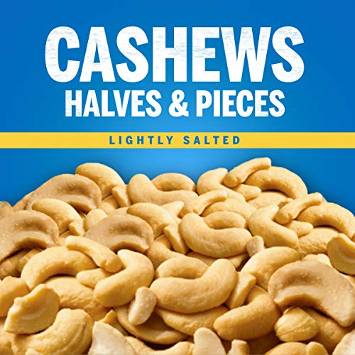 Planters Lightly Salted Cashew Halves &Amp; Pieces, 14 Oz Canisters