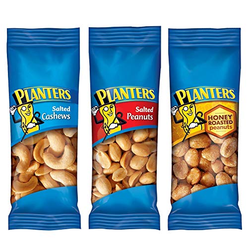 Planters Nuts Cashews and Peanuts Variety Pack Snack Nuts 36 Co...