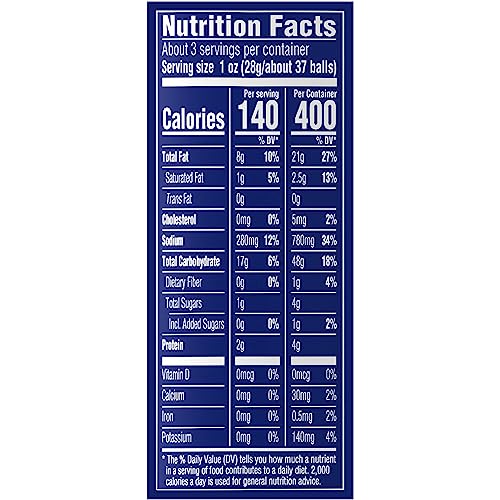 PLANTERS Original Cheez Balls Cheese Flavored Snacks, 2.75 oz Ca...