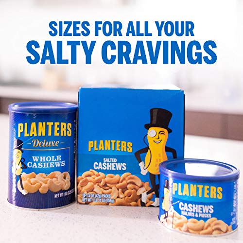 Planters Salted Cashews, 1.5 Oz. Bags 18 Pack - Individually P