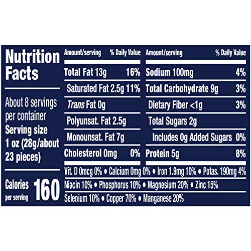 Planters Deluxe Whole Cashews 8.5 Oz Jar