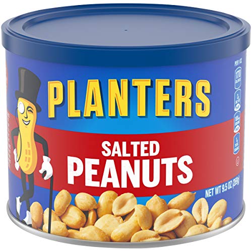 Planters Salted Peanuts 9.5 Oz Jars, Pack Of 6