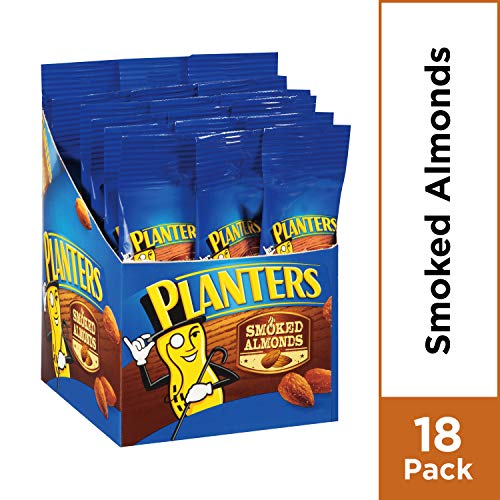 Planters Smoked &Amp; Salted Almonds Single Serve 1.5Oz Bags, Pack