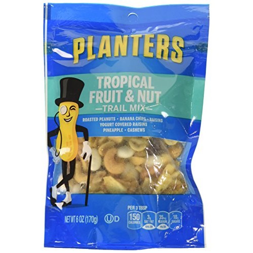 Planters Trail Mix, Fruit &Amp; Nut, 6 Oz Bag, 3 Pack