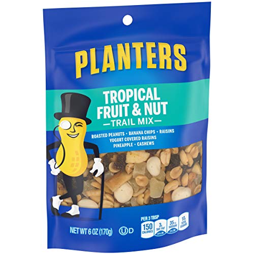 Planters Tropical Fruit &Amp; Nuts Trail Mix 6 Oz Bag