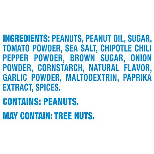 Planters Wicked Hot Chipotle Peanuts 6 Oz Packets, Pack Of 12