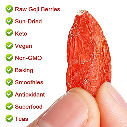 Plantgift Goji Berries 125G/4.4Oz 枸杞 For Baking &Amp; Teas, Smooth