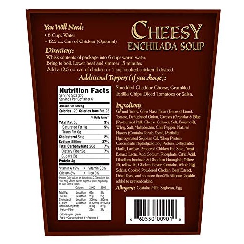 Plentiful Pantry Cheesy Enchilada Soup Mix, 7 Ounce
