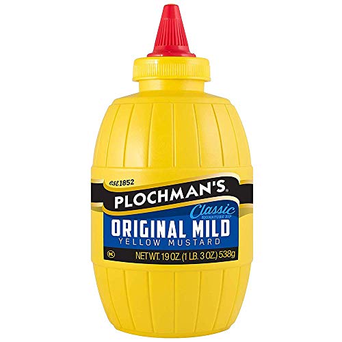 Plochmans Original Mild Classic Yellow Mustard, 19 Oz