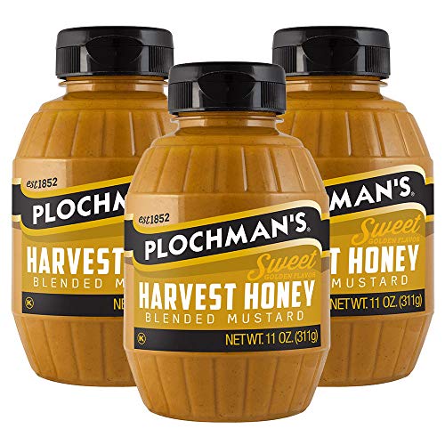Plochmans Harvest Honey Mustard, 11 Ounce 3 Pack