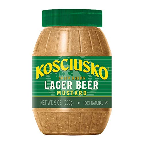Plochmans Kosciusko Lager Beer Mustard 9 Ounce 2 Pack