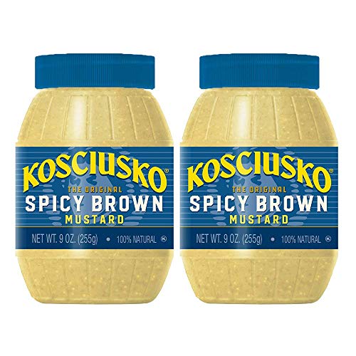 Plochmans Kosciusko Spicy Brown Mustard 9 Ounce 2 Pack
