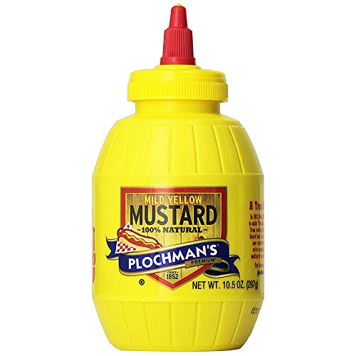 Plochmans Original Mild Classic Yellow Mustard, 10.5 Oz