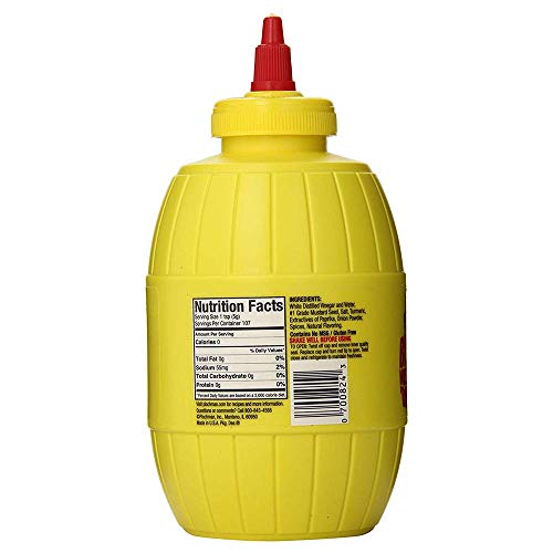 Plochmans Original Mild Classic Yellow Mustard, 19 Oz 2 Pack