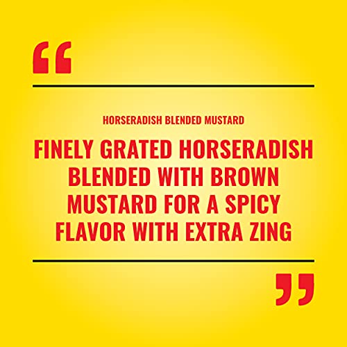 Plochmans Spicy Horseradish Mustard, 11 Ounce Pack Of 6