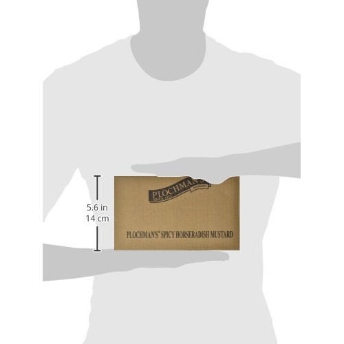 Plochmans Spicy Horseradish Mustard, 11 Ounce Pack Of 6