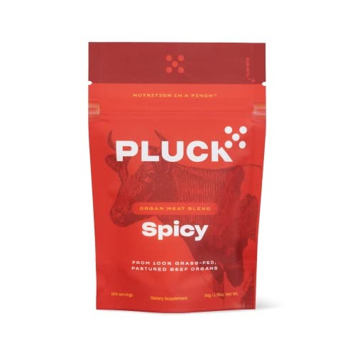 Pluck Spicy Organ Meat Blend Seasoning | From Grass-Fed & Grass-...