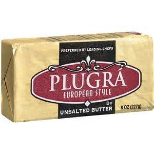 Plugra Butter Unsalted European Style 8 Oz Pack Of 4