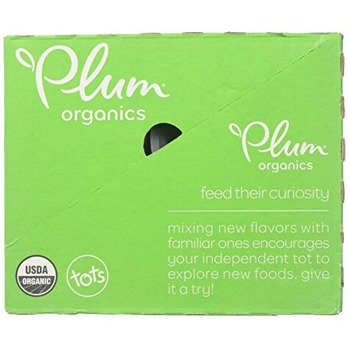 Plum Organics, Organic Mighty 4 Pouch; Spinach, Cherry, Oats, Bl