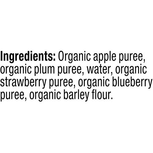 Plum Organics, Apple Plum Berry &Amp; Barley, 3.5 Oz