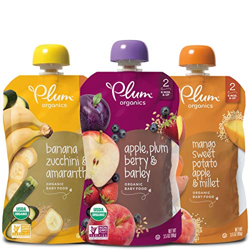 Plum Organics Baby Food Pouch | Stage 2 | Fruit, Veggie and Grai... Plum Organics Baby Food Pouch | Stage 2 | Fruit, Veggie and Grai...