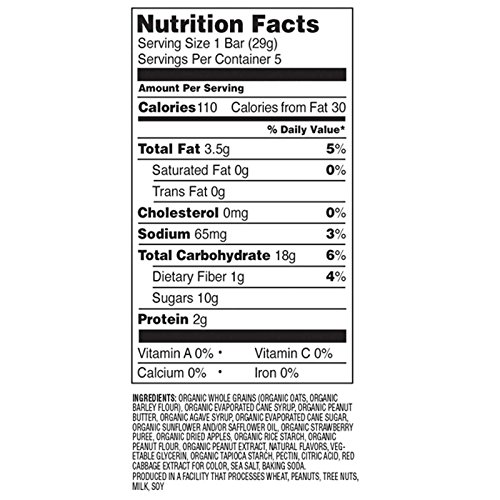 Plum Organics Bar Jmy Smy Pntbttr Strwb