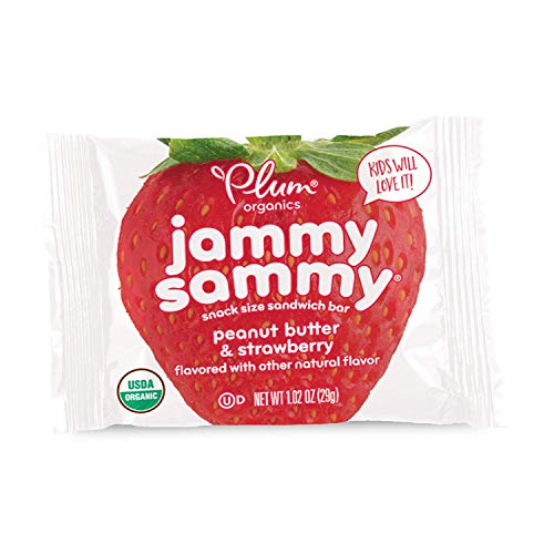 Plum Organics Jammy Sammy Peanut Butter &Amp; Strawberry, 5.1 Oz, 5