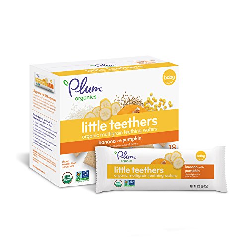 Plum Organics Little Teethers, Organic Baby Teething Wafers, Ban