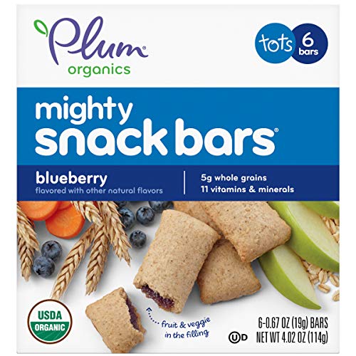 Plum Organics Mighty Snack Bars For Toddlers, Blueberry Fruit Sn