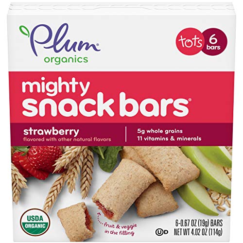Plum Organics Mighty Snack Bars For Toddlers, Strawberry Fruit S
